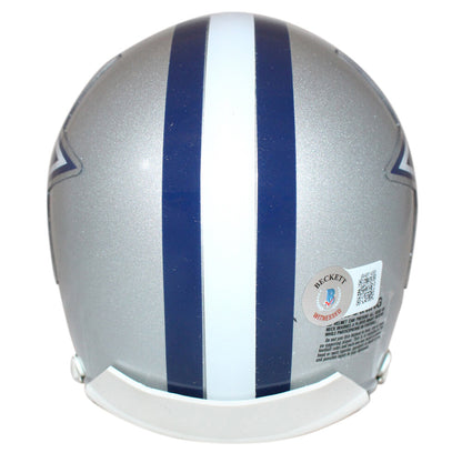 Charles Haley Signed Dallas Cowboys VSR4 Mini Helmet Beckett COA
