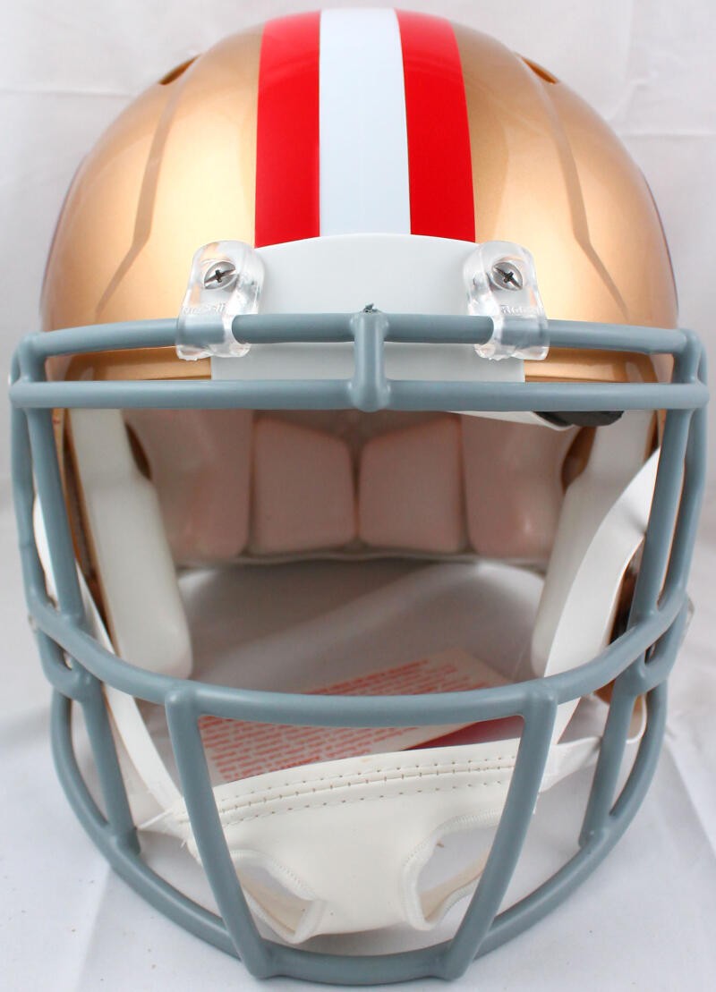 Deion Sanders Signed San Francisco 49ers 1964-95 Throwback Authentic Helmet