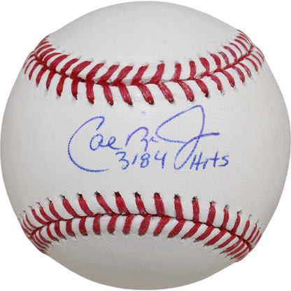 Cal Ripken Jr. Baltimore Orioles Autographed OML Baseball (3184 Hits)