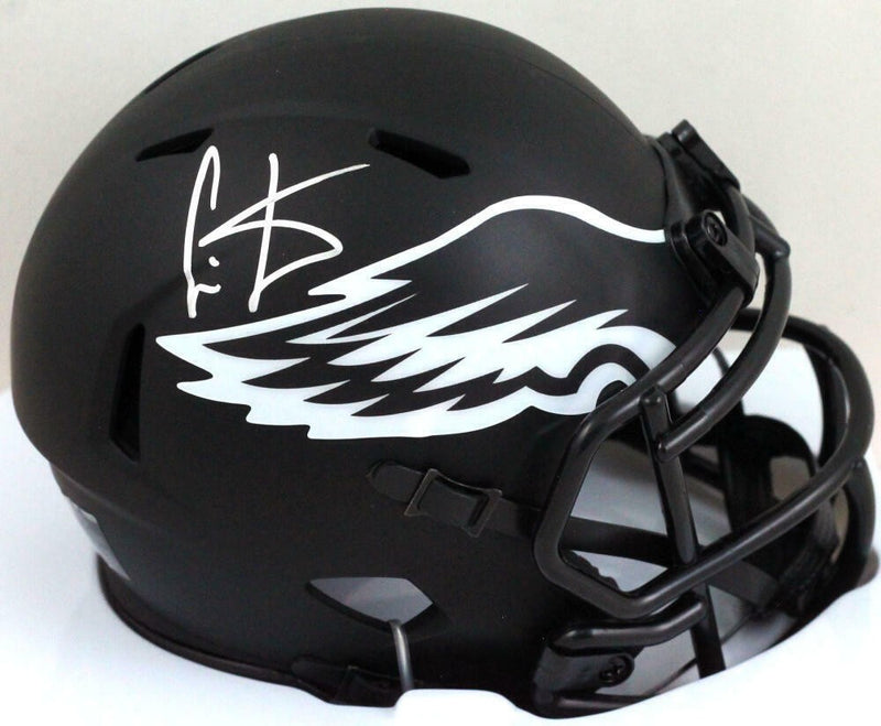 Cris Carter Signed Philadelphia Eagles Eclipse Speed Mini Helmet