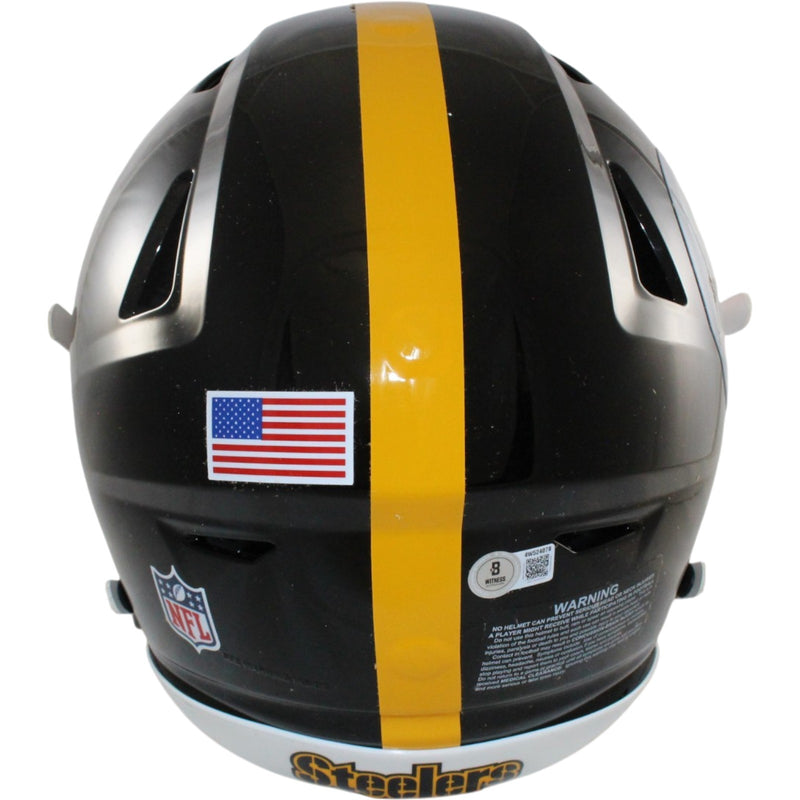 TJ Watt Pittsburgh Steelers Autographed Full Size SpeedFlex Helmet
