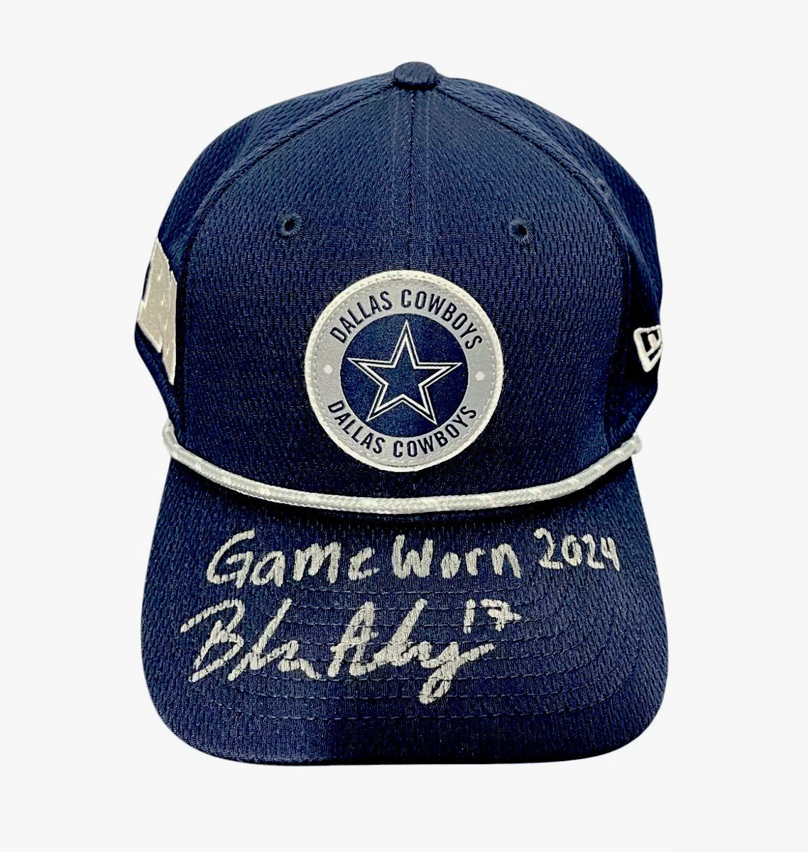 Brandon Aubrey Autographed Game Worn 2024 Dallas Cowboys Hat