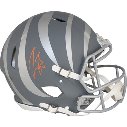 Joe Burrow Autographed Cincinnati Bengals Full Size Authentic Slate Helmet