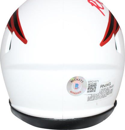 Richard Seymour New England Patriots Autographed Lunar Mini Helmet HOF Inscription