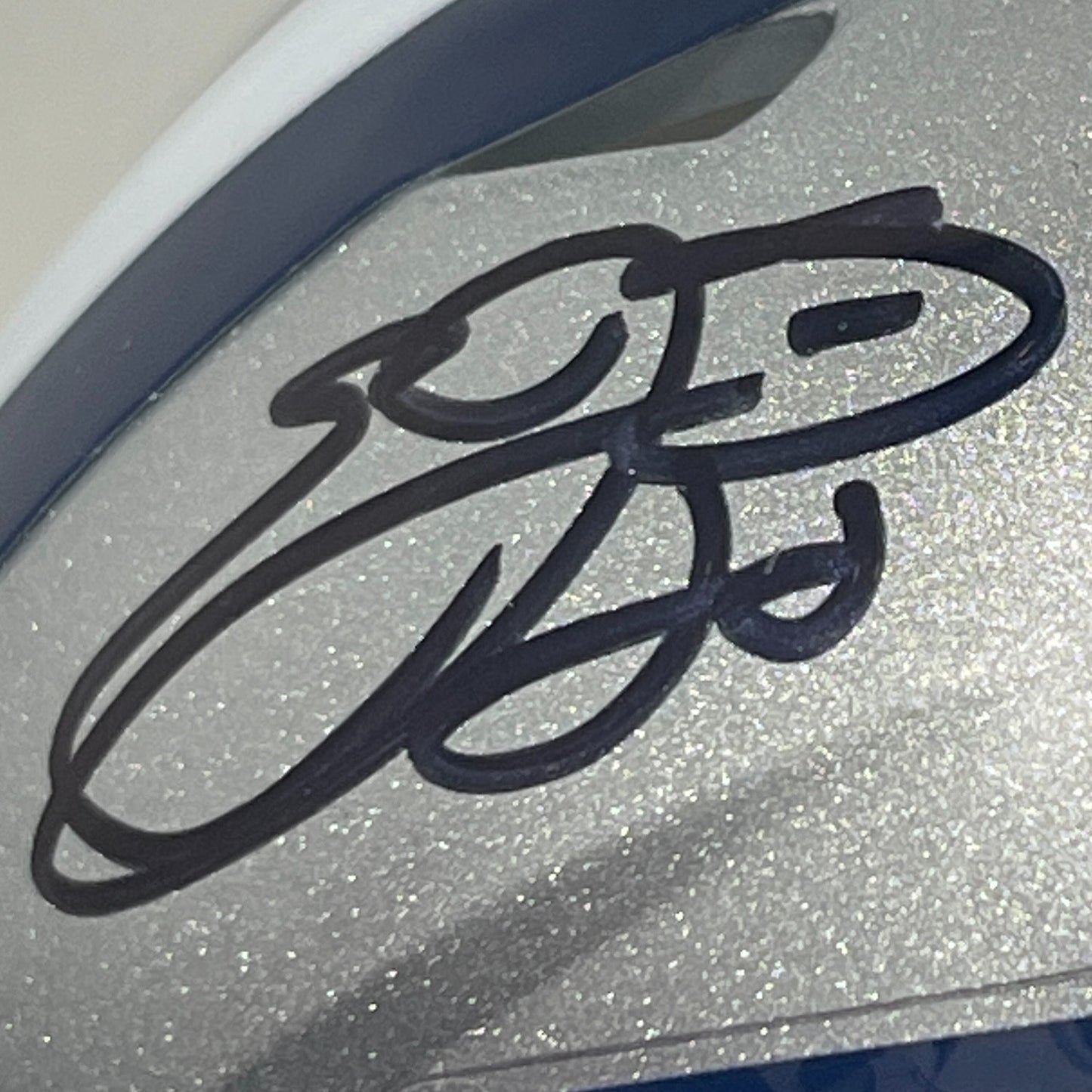 Emmitt Smith Dallas Cowboys Signed Speed Mini Helmet (Prova & Beckett)
