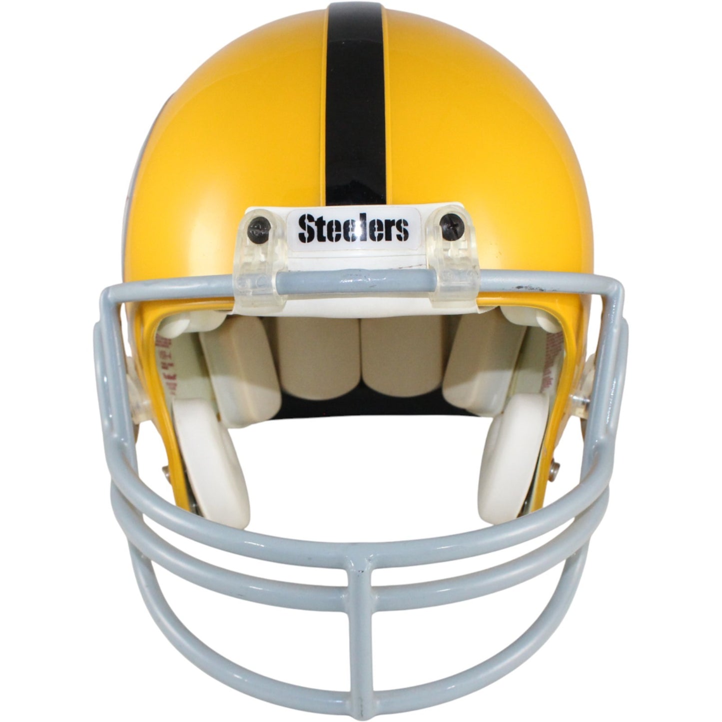 Pittsburgh Steelers Full Size Authentic VSR4 Helmet (Gold/Grey Mask)