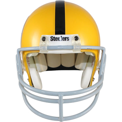 Pittsburgh Steelers Full Size Authentic VSR4 Helmet (Gold/Grey Mask)