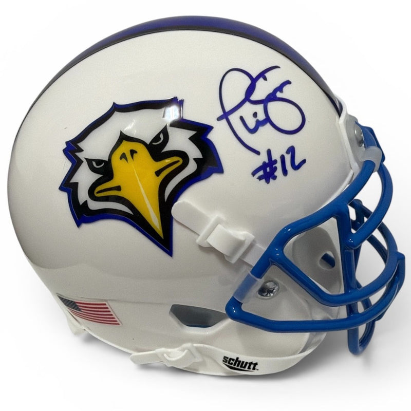 Phil Simms Signed Morehead State Eagles Mini Helmet