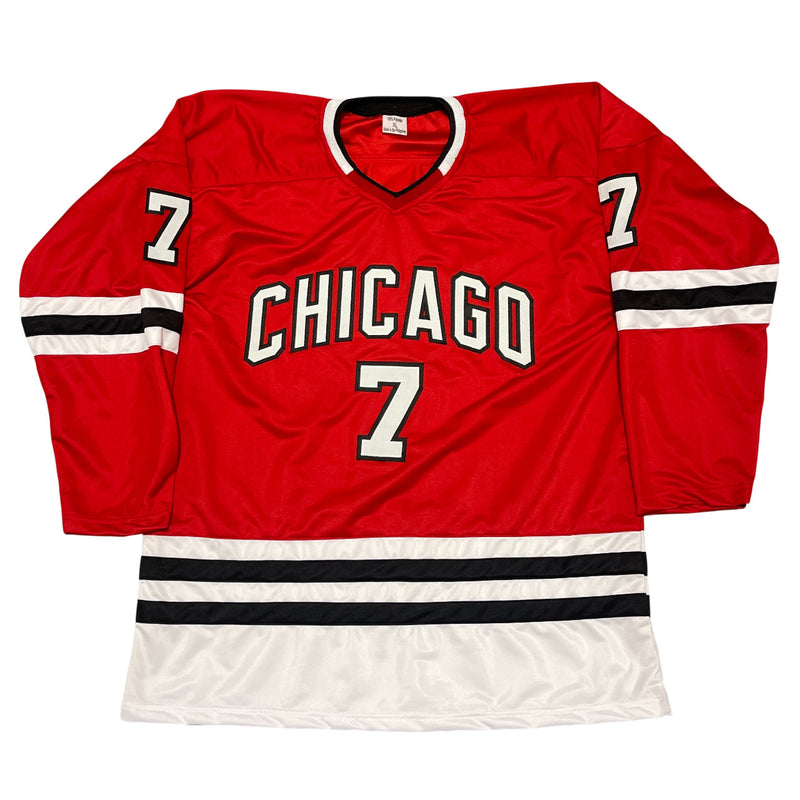 Chris Chelios Signed Chicago Custom Hockey Jersey (HOF 2013) BAS