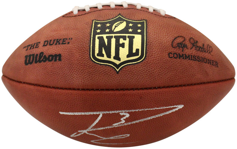 Russell Wilson Denver Broncos Autographed Official Football Beckett