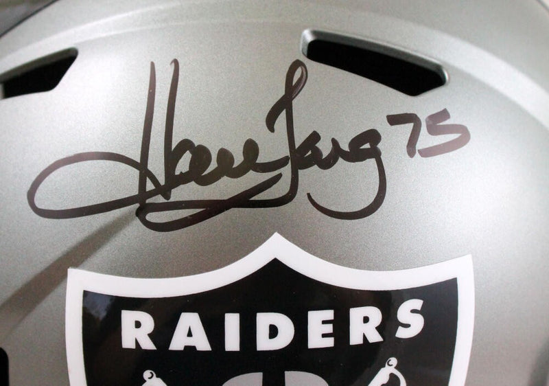 Howie Long Signed Oakland Raiders Full Size Flash Speed Helmet
