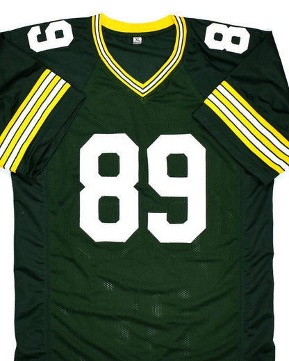 Mark Chmura Signed Green Bay Packers Custom Jersey - SB Champs Inscribed