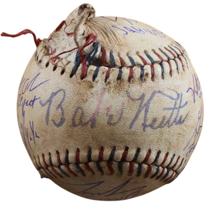 The Sandlot Cast Autographed Custom Ripped Baseball (8 Signatures)
