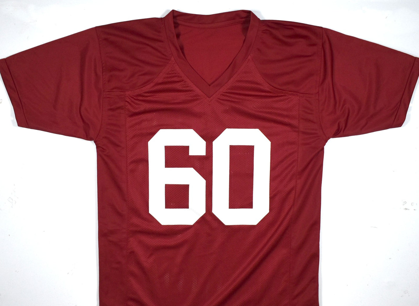Chris Samuels Autographed Crimson Custom College Style Jersey