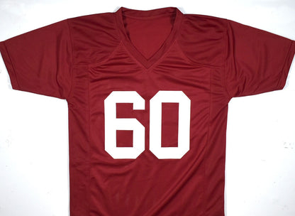 Chris Samuels Autographed Crimson Custom College Style Jersey