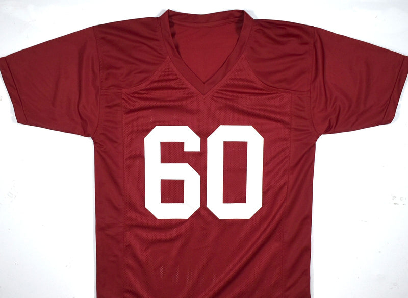 Chris Samuels Autographed Crimson Custom College Style Jersey