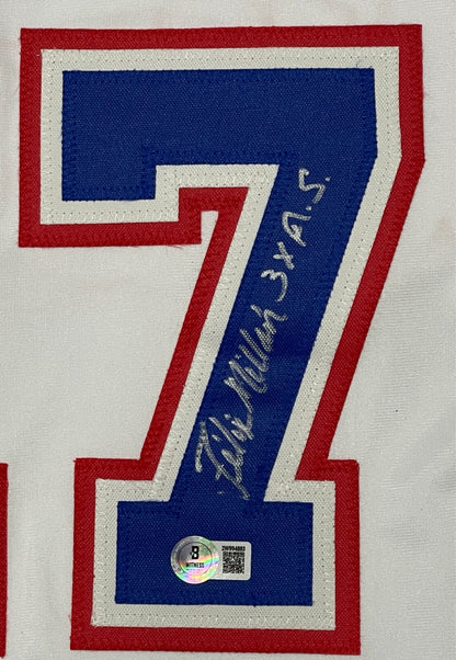Felix Millan Signed Atlanta Braves Custom Jersey (3x All-Star) Beckett COA