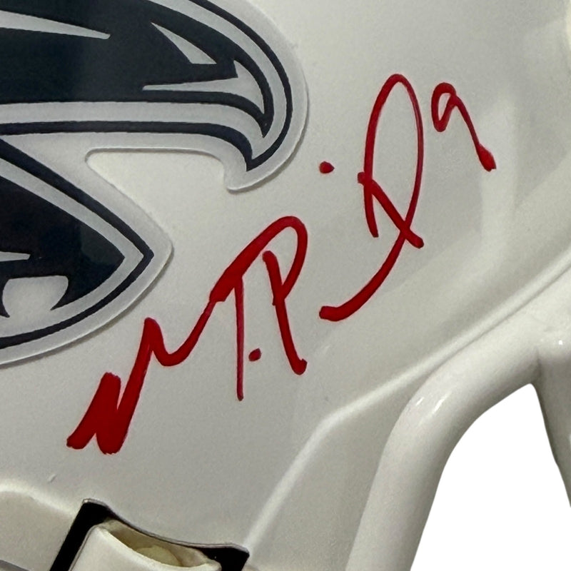 Michael Penix Jr. Signed Atlanta Falcons Salute 2024 Mini Helmet BAS