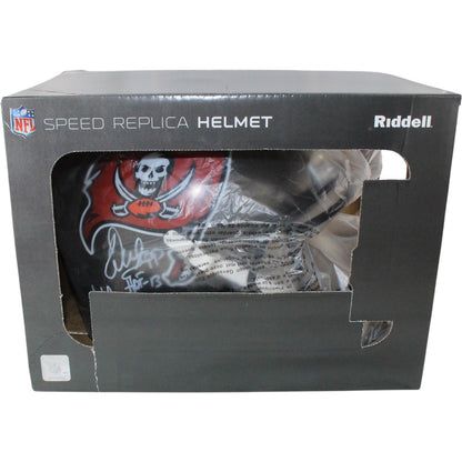 Mike Alstott & Warren Sapp Multi-Signed Buccaneers Full Size Helmet