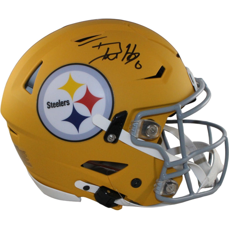TJ Watt Signed Pittsburgh Steelers 2025 Alternate Authentic SpeedFlex Helmet