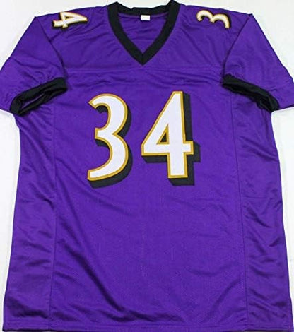 Ricky Williams Autographed Purple Custom Jersey