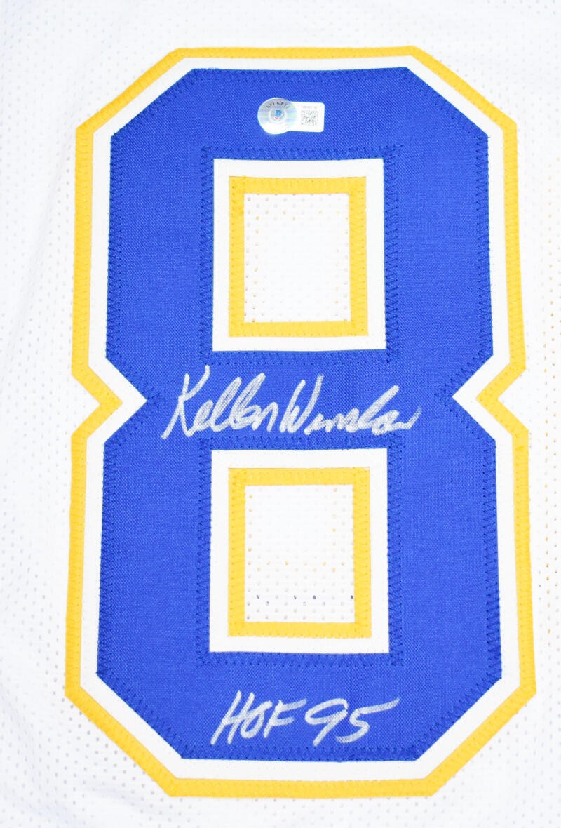 Kellen Winslow Autographed White Custom Jersey with HOF Inscription