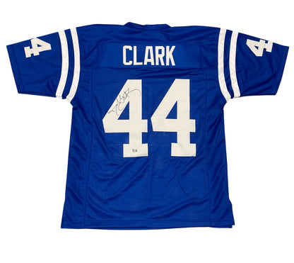 Dallas Clark Signed Indianapolis Colts Custom Jersey Beckett BAS