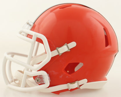 Eric Metcalf Autographed Cleveland Browns Mini Helmet