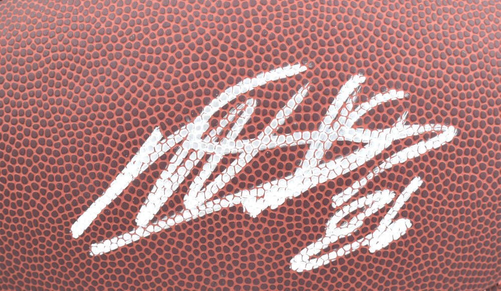 Miles Sanders Autographed Wilson NFL Super Grip Football