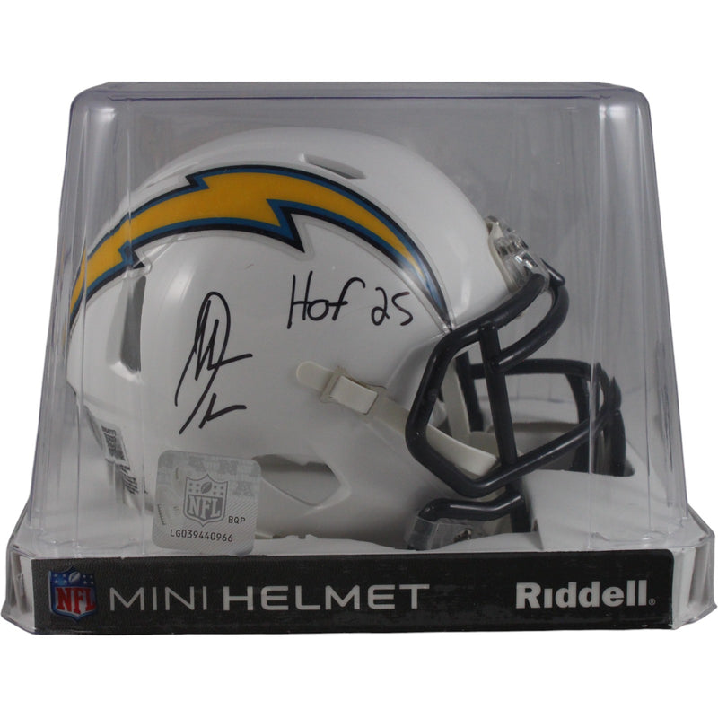 Antonio Gates San Diego Chargers Autographed Throwback Mini Helmet (HOF)