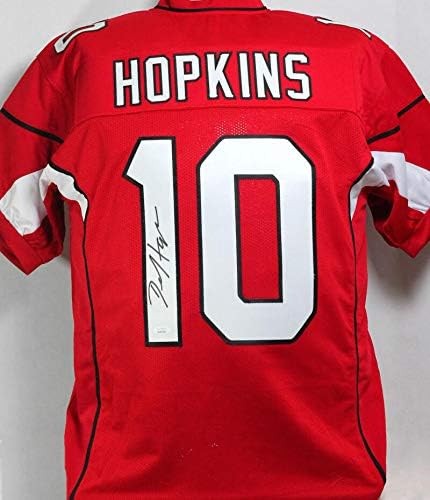 DeAndre Hopkins Signed Red Custom Football Jersey
