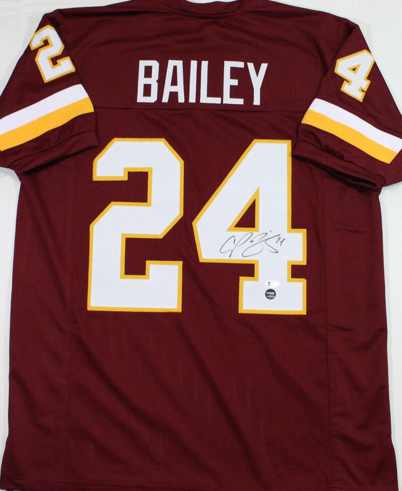 Champ Bailey Autographed Maroon Custom Pro-Style Jersey