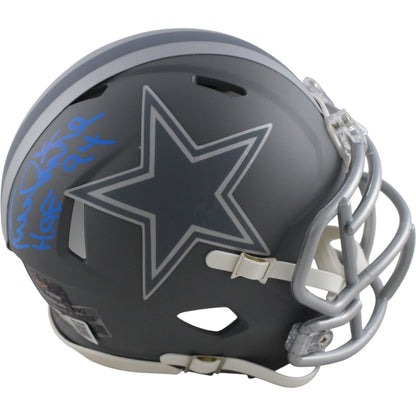 Randy White Dallas Cowboys Signed Slate Mini Helmet (HOF Inscription)