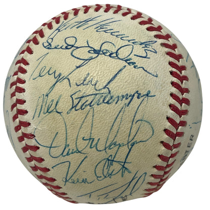 1988 New York Mets Team Signed Autographed National League Baseball