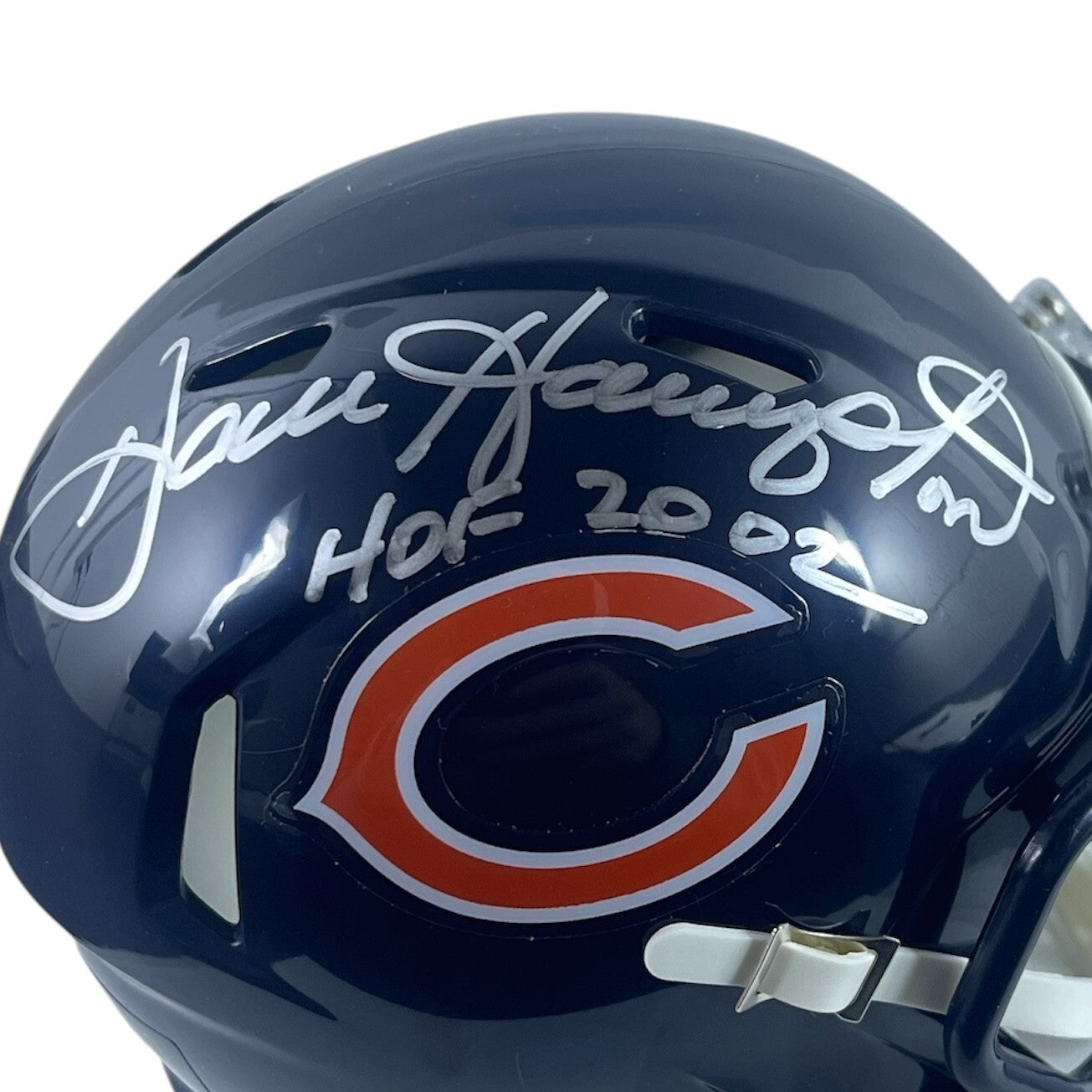 Dan Hampton Signed Chicago Bears Speed Mini Helmet (HOF 2002)