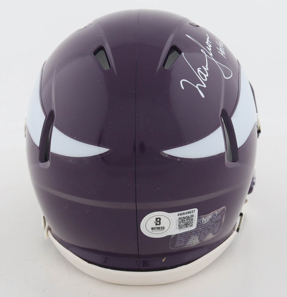 Warren Moon Signed Minnesota Vikings Mini Helmet