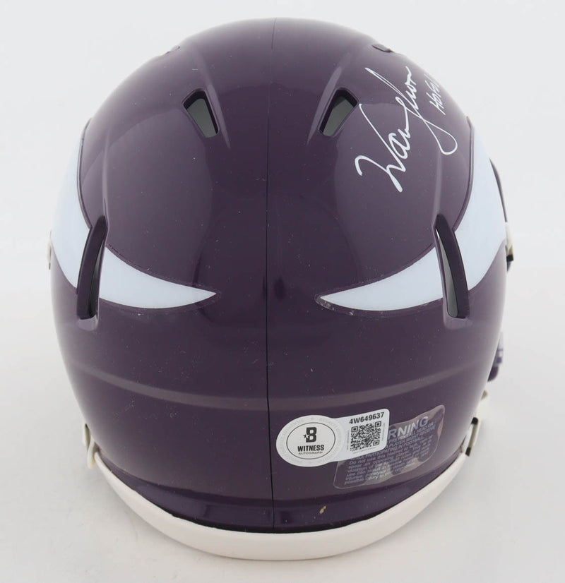 Warren Moon Signed Minnesota Vikings Mini Helmet