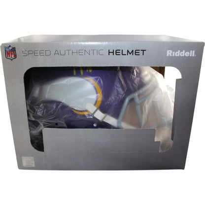 Justin Jefferson Minnesota Vikings Autographed Full Size Pro Tribute Helmet