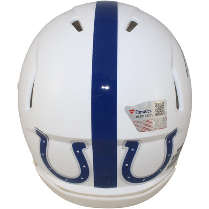 Jonathan Taylor Autographed Indianapolis Colts 1956 Throwback Mini Helmet