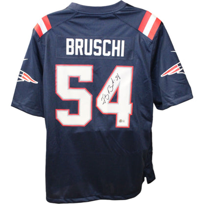 Tedy Bruschi New England Patriots Autographed Nike Jersey