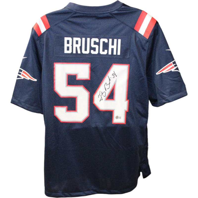 Tedy Bruschi New England Patriots Autographed Nike Jersey