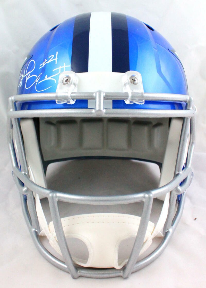 Ezekiel Elliott Signed Dallas Cowboys Full Size Flash Speed Helmet