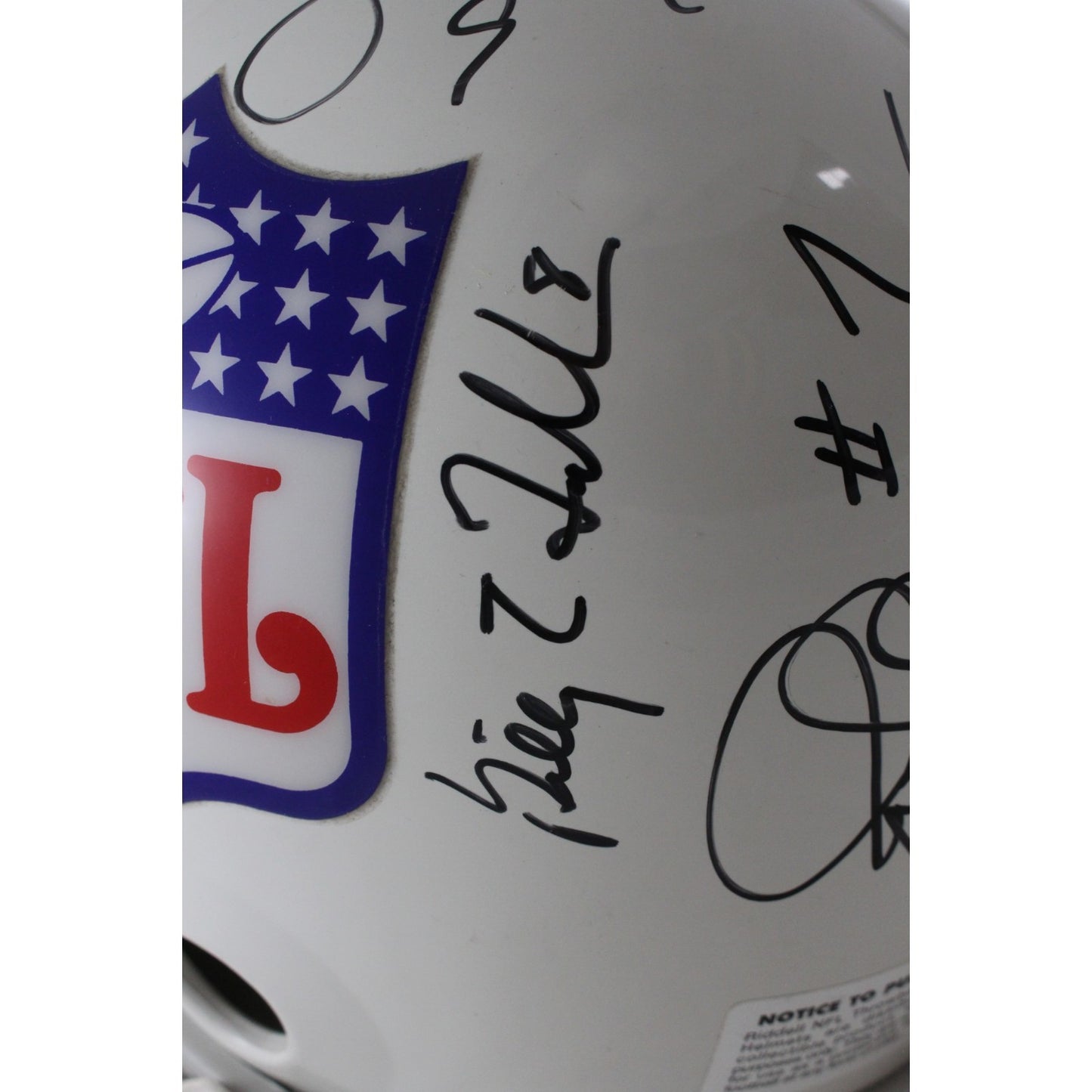 George Blanda, Paul Krause & Multi-Signed NFL Alumni Full Size 2-Bar Helmet