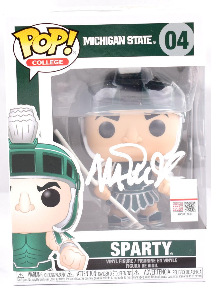 Magic Johnson Signed Michigan State Sparty Funko Pop #04