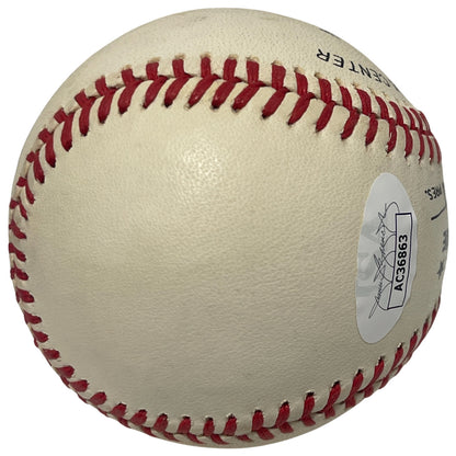 Kirk Gibson Signed Detroit Tigers Rawlings National League Baseball (JSA)