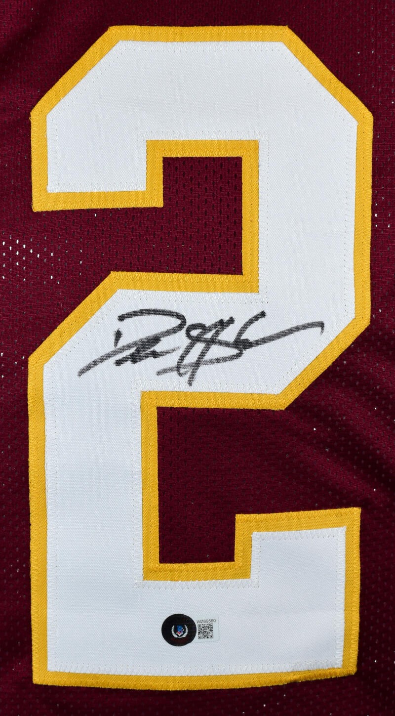 Deion Sanders Autographed Maroon College Style Jersey