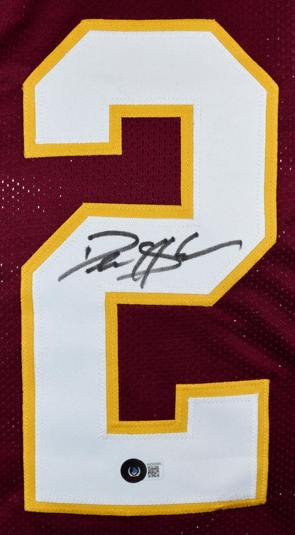 Deion Sanders Autographed Maroon College Style Jersey