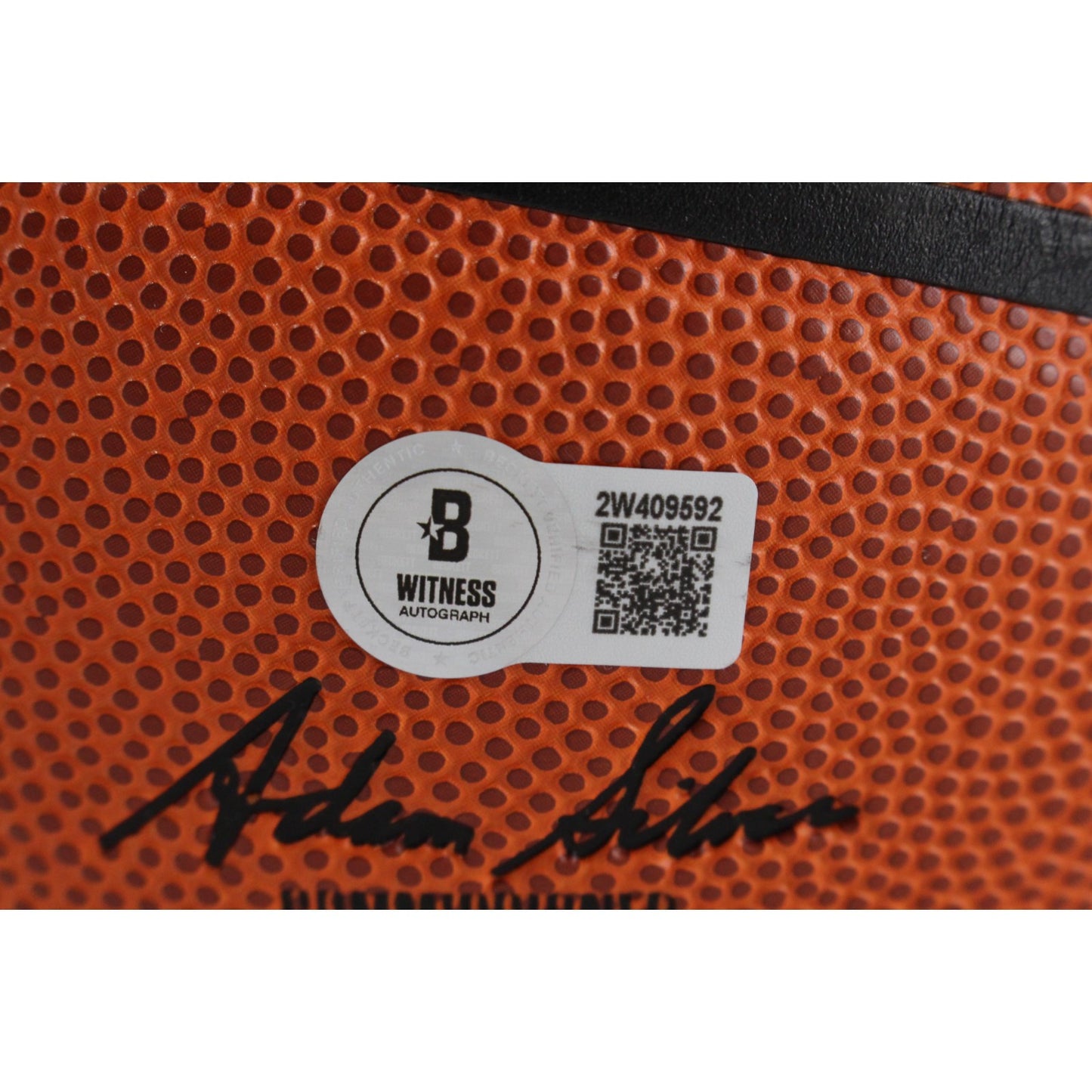 Karl Malone Autographed Utah Jazz Wilson Basketball (Mailman Inscription)