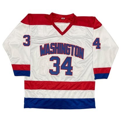 Al Iafrate Signed Washington Custom Hockey Jersey (4x AS, 105.2 MPH) BAS