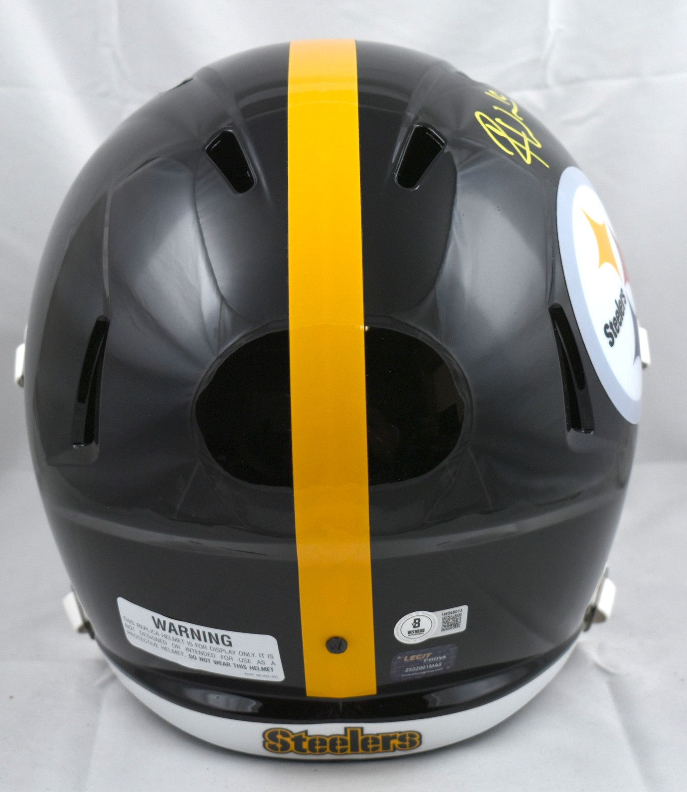 Roman Wilson Signed Pittsburgh Steelers Full Size Speed Replica Helmet